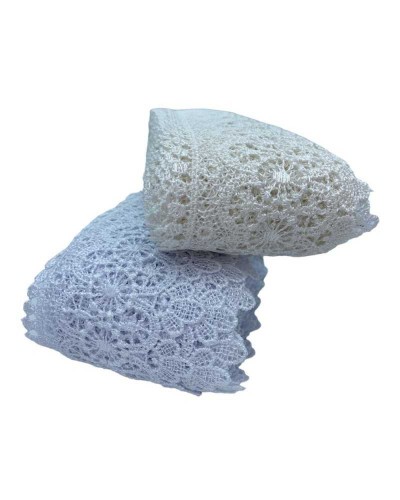 Passamaneria Pizzo Macramè Merletto Ricamo Cerchi Alto 9 Cm