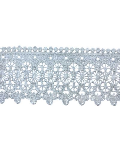 Passamaneria Pizzo Macramè Merletto Ricamo Cerchi Alto 9 Cm