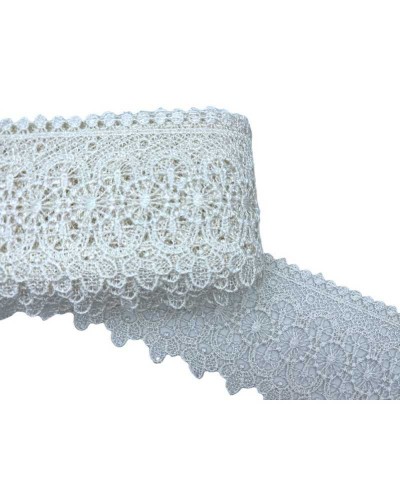 Passamaneria Pizzo Macramè Merletto Ricamo Cerchi Alto 9 Cm