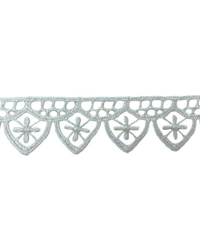Passamaneria Pizzo Sacro Archetti Ricamo Croce Punta Merletto Macramè Alto 3 Cm
