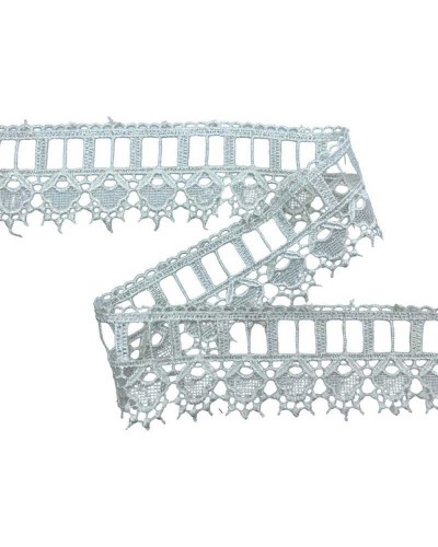 Passamaneria Pizzo Macramè Panna Passanastro Alto 6 Cm