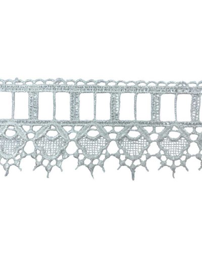 Passamaneria Pizzo Macramè Panna Passanastro Alto 6 Cm