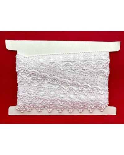 Passamaneria Pizzo Macramè Passanastro Raso Alto 4,5 Cm