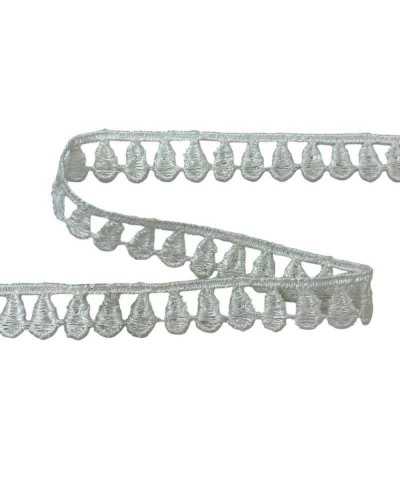 Passamaneria Pizzo Merletto Macramè Puntina Goccia Alto 1,5 Cm