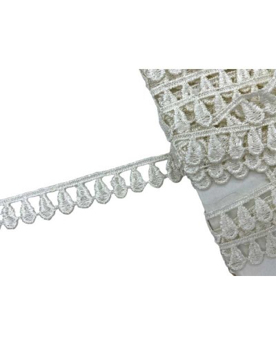 Passamaneria Pizzo Merletto Macramè Puntina Goccia Alto 1,5 Cm