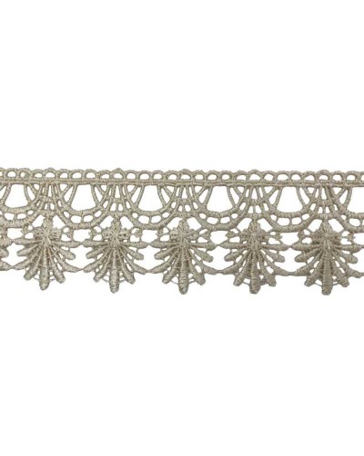 Passamaneria Pizzo Macramè Merletto Ricamo Archetti Fiore Alto 5 Cm