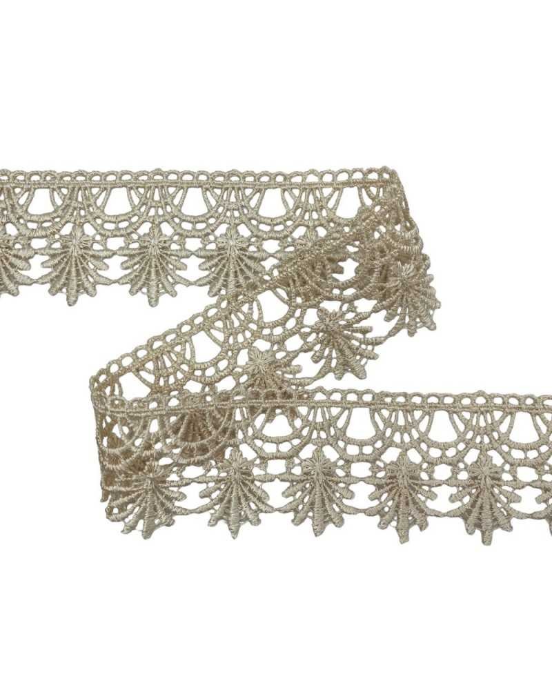 Passamaneria Pizzo Macramè Merletto Ricamo Archetti Fiore Alto 5 Cm