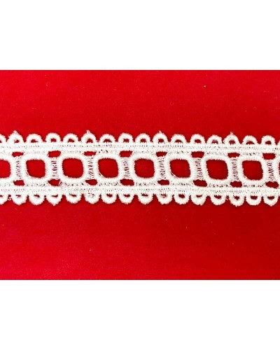 Passamaneria Macramè Passanastro Bianco Alto 2,5 Cm