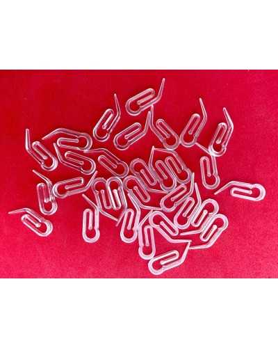Transparent proboscis papera hooks 26 × 9 mm pack 30 pcs