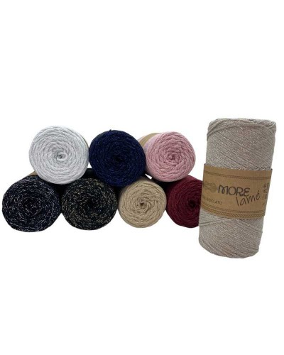 Cordino 3 Mm Macra More Cotone Uncinetto 250 GR Macramè Crochet Filo 200 Mt