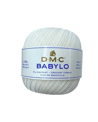 DMC Babylo Filato per Uncinetto N 3– 6 Capi, 167 m, 100% Cotone, Alta Qualità