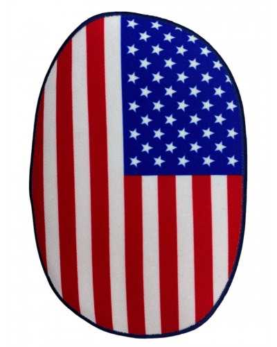 Patch d'application thermoadhésive Imprimer drapeau USA Amérique 15.5x10,5 Cm