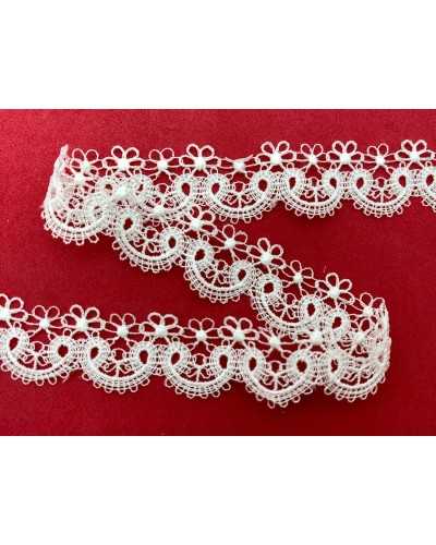 Haute Blanc Merlinino 2 cm Pantatamaneria Archeti modèle Filè Polyester par Metro