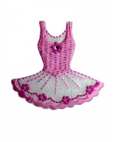 Teafood Application Patch Marbet Embroidery Ballerina Dress With Brillanto - Classical Dance