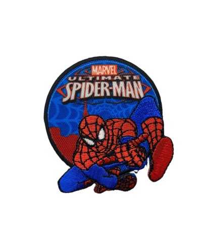 Written embroidered thermo-adhesive patch - Superhero in carton stock