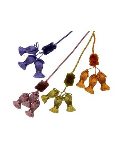 Fiocco con Nappine Grappoli Embrasse Savonarola 90 Cm