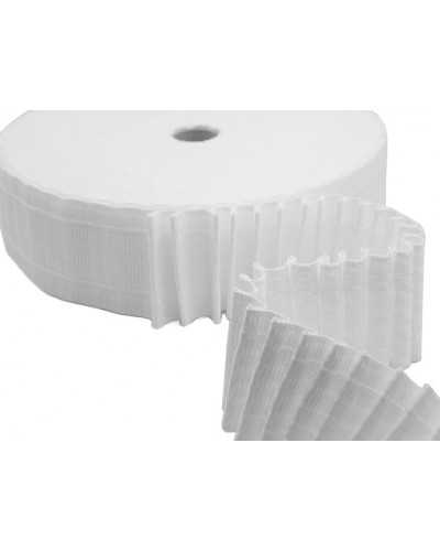 Arricciatenda Riloga Multitasche 2 Fili Bianco Alto 7 cm