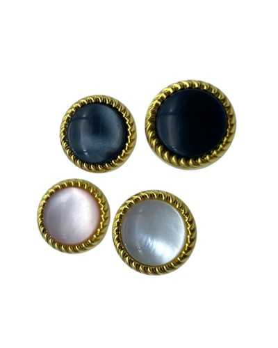 Diámetro decorativo del botón de la corona del oro 1.8 cm