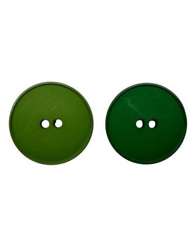 Round plastic button Ø 38 mm 2 holes