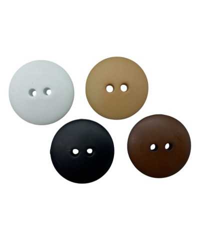 Runder Button Kunststoff bombardierte Linie 40 Ø 2,7 cm 2 Löcher