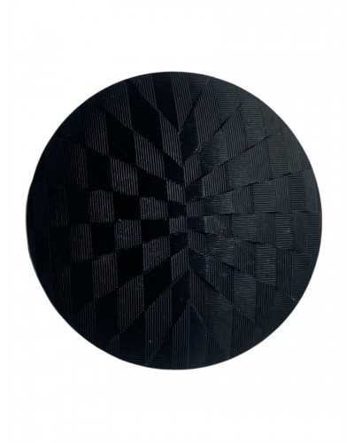 Round bombed button Ø 23 mm - line 36 nylon geometric processing