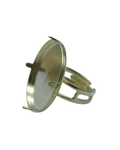 Einstellbarer Ring mit Basis Ø 25 mm Eisenboden
