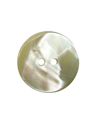 Real mother-of-pearl button - Ø 15 mm - line 24 - 2 holes