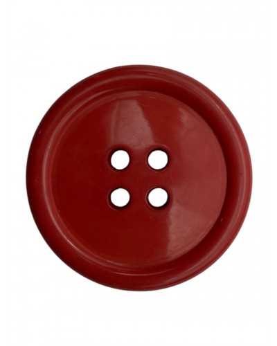 Big red button 45x45 mm plastic 4 holes