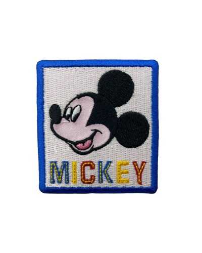 Patch Termoadesiva Ricamata Topo per Abbigliamento Toppa Ferro da Stiro 6 cm