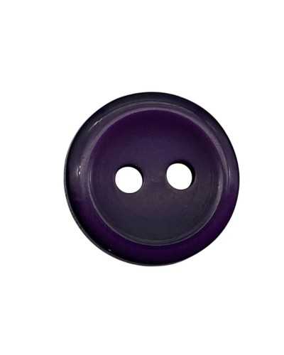 Botón de poliéster decorativo 2 agujeros Ø 13 mm