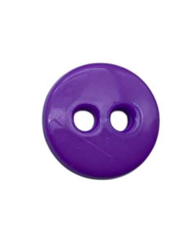 Decorative polyester button - 2 holes - Ø 12 mm