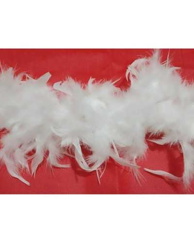 Trimmings Natural Feather Boa Schal Mt 2 zeigt Karnevalszubehör