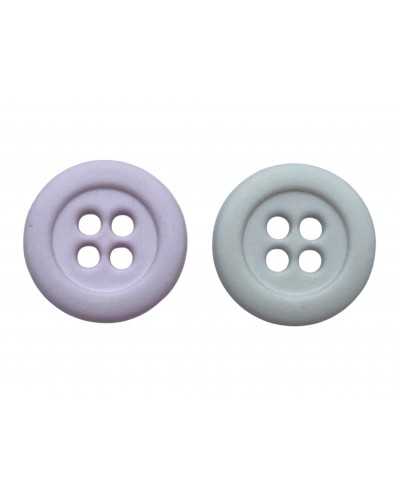 Bottone in plastica – 4 fori – Ø 14 mm