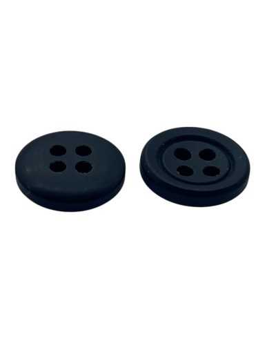 2 Pz Bottoncino Tondo – Poliestere – Ø 11 mm – 4 Buchi