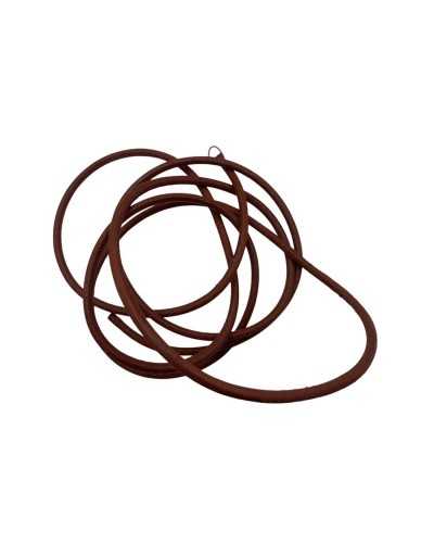 Sangle pour machine à coudre en cuir véritable - longueur 190 cm - Épaisseur 5 mm - Grande flexibilité