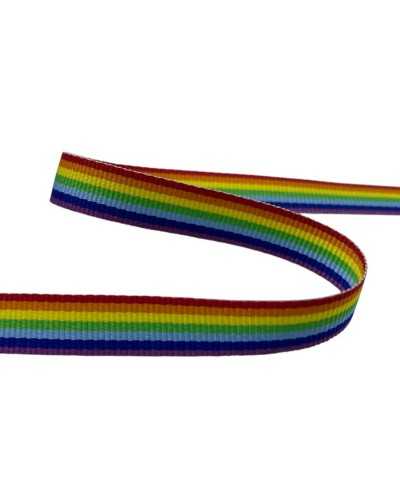 Ruban de grain Gros Rainbow "Pace" - Hauteur 10 mm