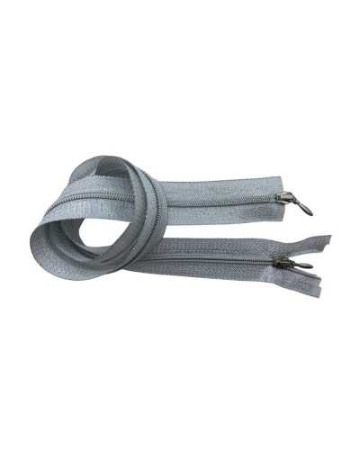 HIFILA DIVISITABLE SPIRAL LUREX Cadena de plata 4 cursor de metal doble