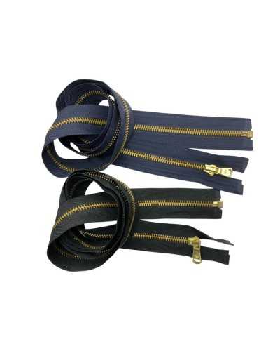 Divisible Hinge 100 cm Polycotton Chain 5 Metal Gold 1 Slider Price per Piece