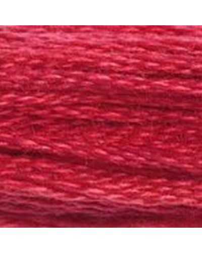 Madeja de bordado Mouliné Spécial DMC ref. 117mc Tono rojo