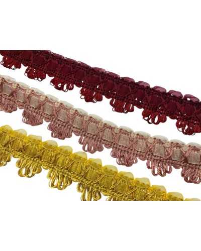 PIAZZANERIA TAPEZZERIA PETRA WITH ANELLE BANK - PASSAN CHARGE IN Organza - 3 cm high