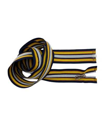 Cerniera Multicolor Spirale 6 Divisibile 100 cm Cursore in Metallo Acciaio Tagliabile su Misura