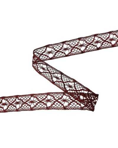 Bordeaux Lamé Lurex partition 12 mm high