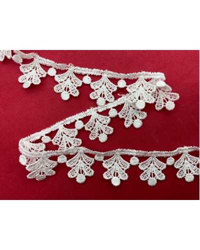 Lace Trimmings Macramè White Lace Height 3 cm