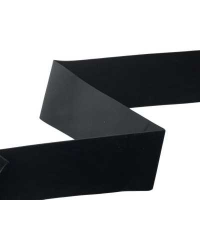 50cm smooth velvet shiny hand silk black height 7.2 cm