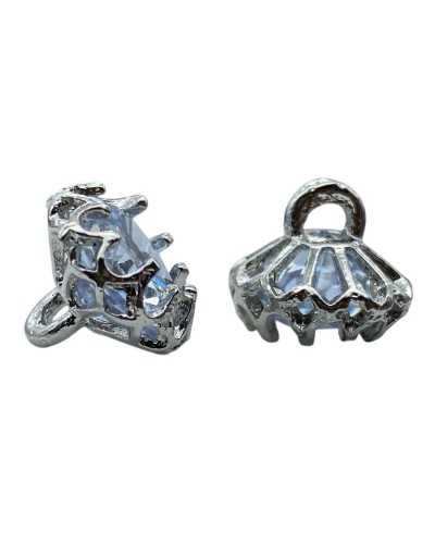 Botón de joya con diamantes de imitación de 12 mm