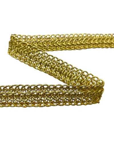 Passamaneria Bordo Lurex Decorativo Nastro Copripunto Alto 15 Mm