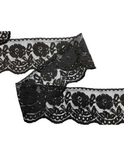 50cm lace lace in black rose rose 9 cm high