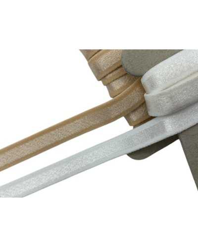 Rased elastic gallon for intimate shoulder straps 1 cm height