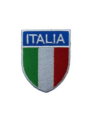 Applicazione Termoadesiva Scudetto Italia 4,3 × 5,5 cm