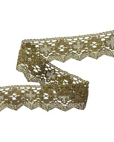 Lace lace tombolo lurex model point height 5 cm